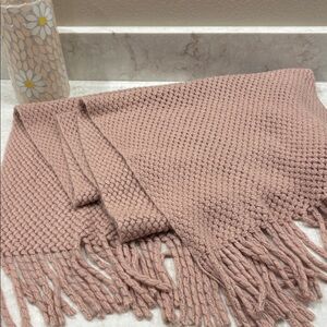 Dusty Rose Warm Scarf